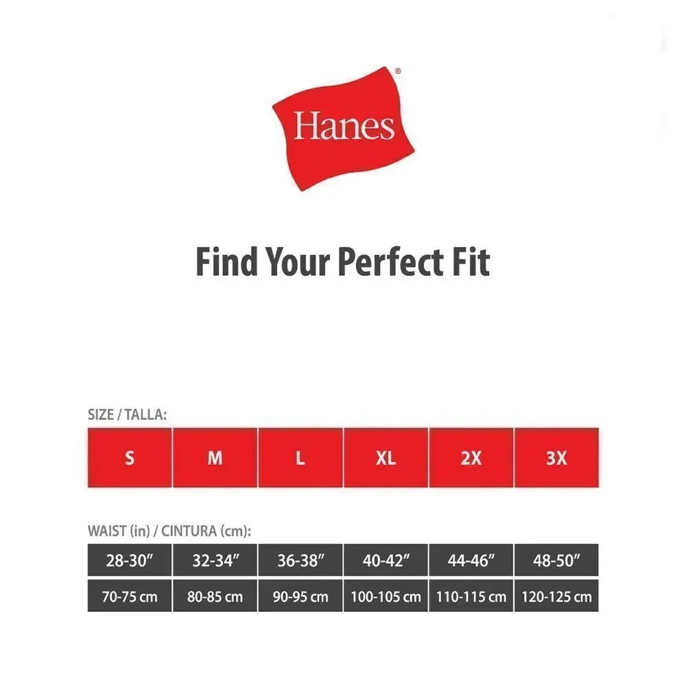 Hanes Originals Boxer Briefs, Moisture-Wicking Stretch Cotton 2, 3-Packs Size S